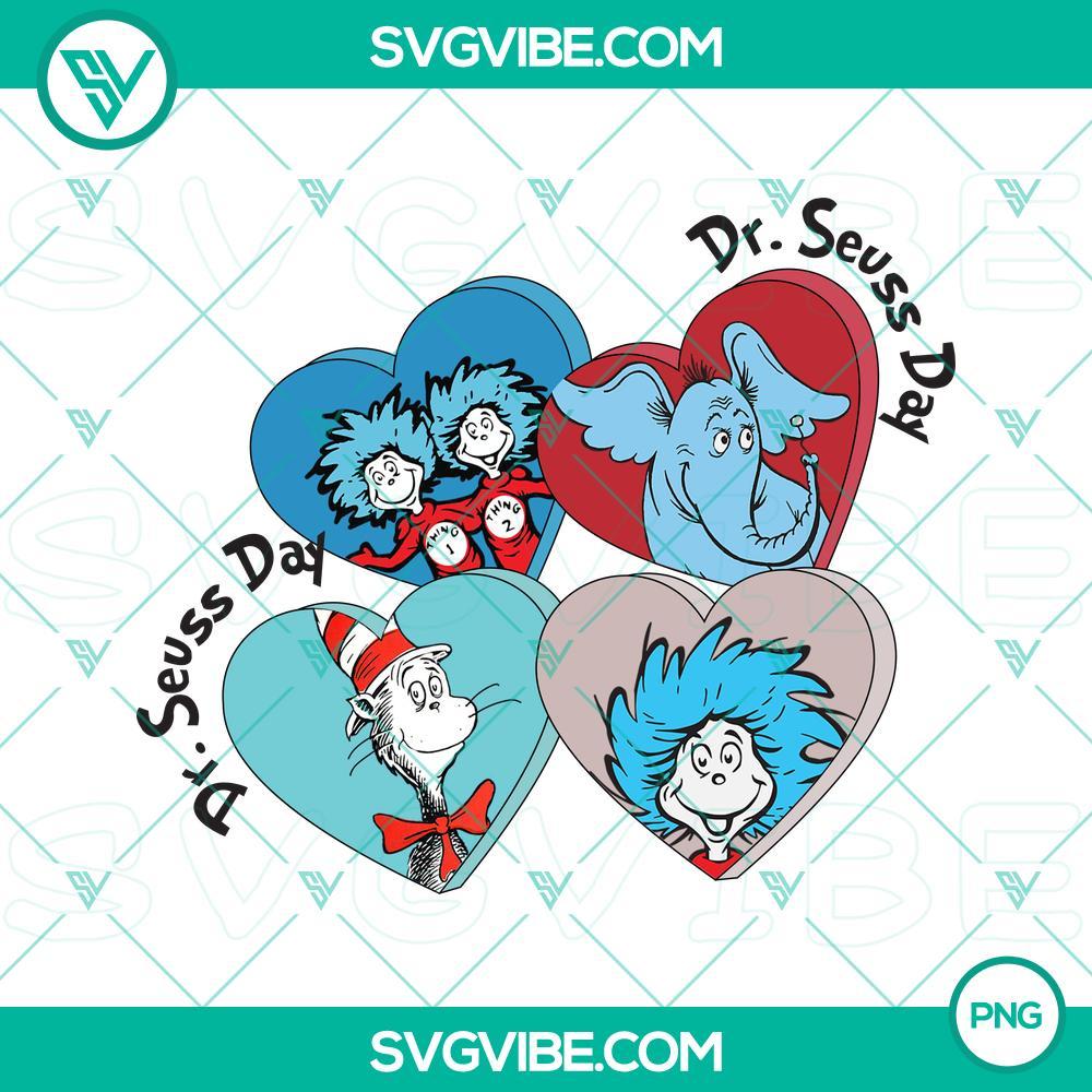 Dr Seuss Day PNG Files, Conversation Hearts PNG Files, Dr Seuss Love Reading PNG Files Dr Seuss Day and Love Reading PNG files with Conversation Hearts design for digital use.