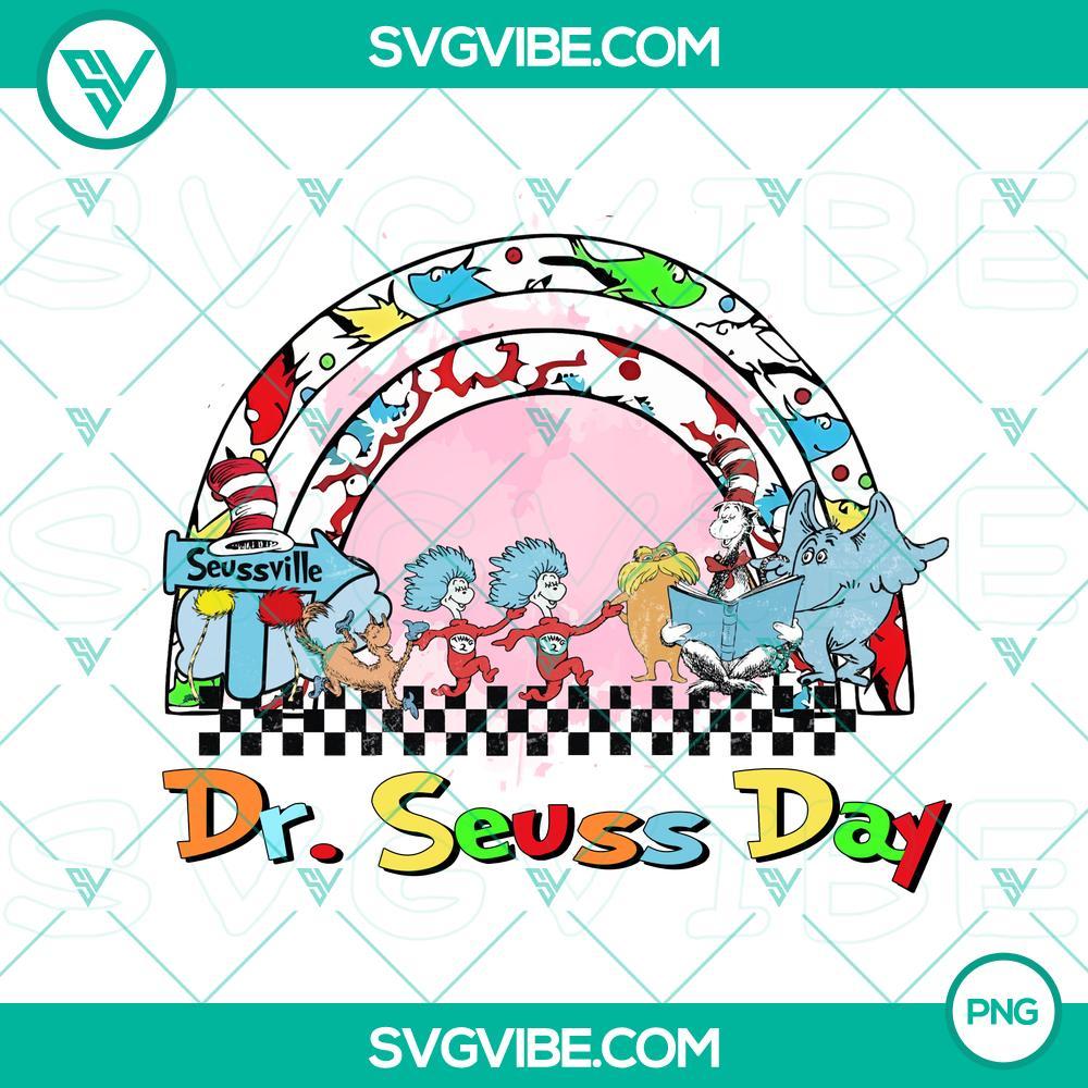 Dr Seuss Day Rainbow PNG Download, Fox In Socks PNG Files, Dr Seuss Cute Friends PNG Download Dr Seuss Day rainbow, Fox in Socks, and cute friends PNG download for Dr Seuss celebration designs.
