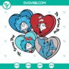 Dr Seuss Day, Conversation Hearts, and Love themed SVG downloads for crafting projects. Perfect for Dr Seuss SVG files lovers.
