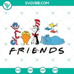 Dr Seuss Friends SVG File, Thing One Thing Two SVG Download, Lorax SVG Images, Horton