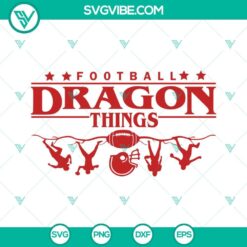 Dragon SVG download featuring football dragon designs for school spirit. Perfect for craft projects.