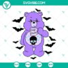 Colorful Drop Dead Care Bear SVG, PNG, DXF, EPS cut files ideal for Cricut machines. Perfect for DIY projects and crafts.