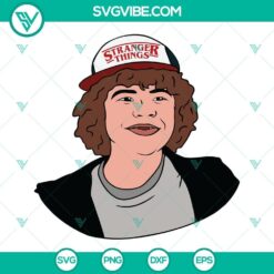 Dustin Henderson Stranger Things SVG Images PNG DXF EPS Cut Files For fans of the show.