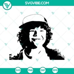 Dustin Stranger Things SVG cut files for Cricut featuring iconic character from popular TV series in multiple formats.