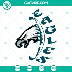 Eagles football logo SVG download, Philadelphia NFL team sports image.