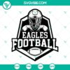 Philadelphia Eagles football SVG design for Super Bowl 2023, downloadable file with Eagles logo and graphics.