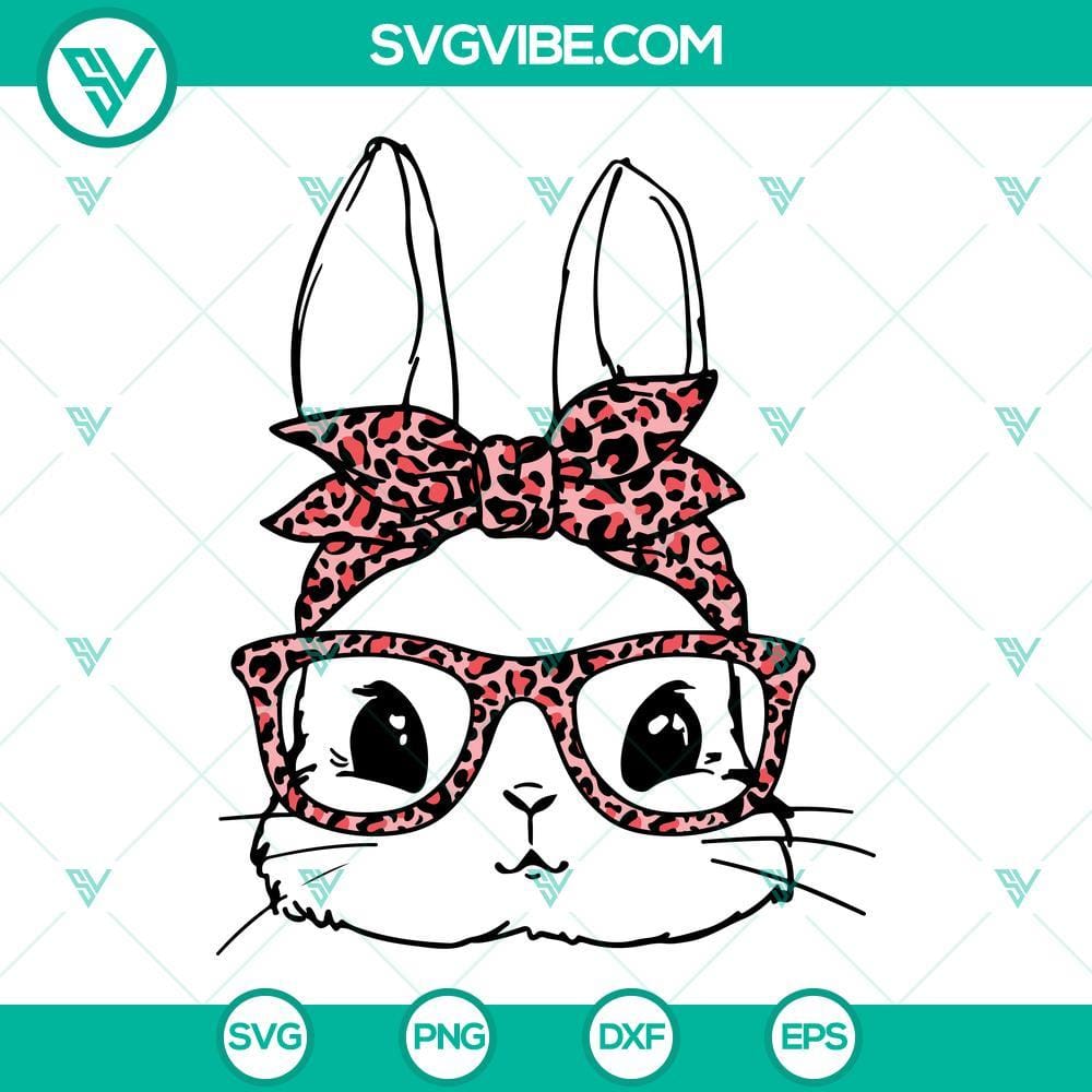 easter-bunny-leopard-glasses-svg-easter-bunny-svg-happy-easter-svg-leopard-pattern-svg-cricut-silhouette-vector-cut-file-4-mockup.jpg Easter Bunny Leopard Glasses Svg with Happy Easter theme. Bunny ears and leopard print glasses design for Easter projects.