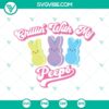 Easter Chillin With My Peeps SVG design for Cricut, featuring playful peeps, perfect for shirt cuts. Download PNG DXF EPS files.