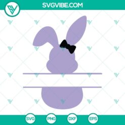 Easter Peeps Monogram SVG Download, Peeps Name Frame SVG File, Bunny Name Frame 9