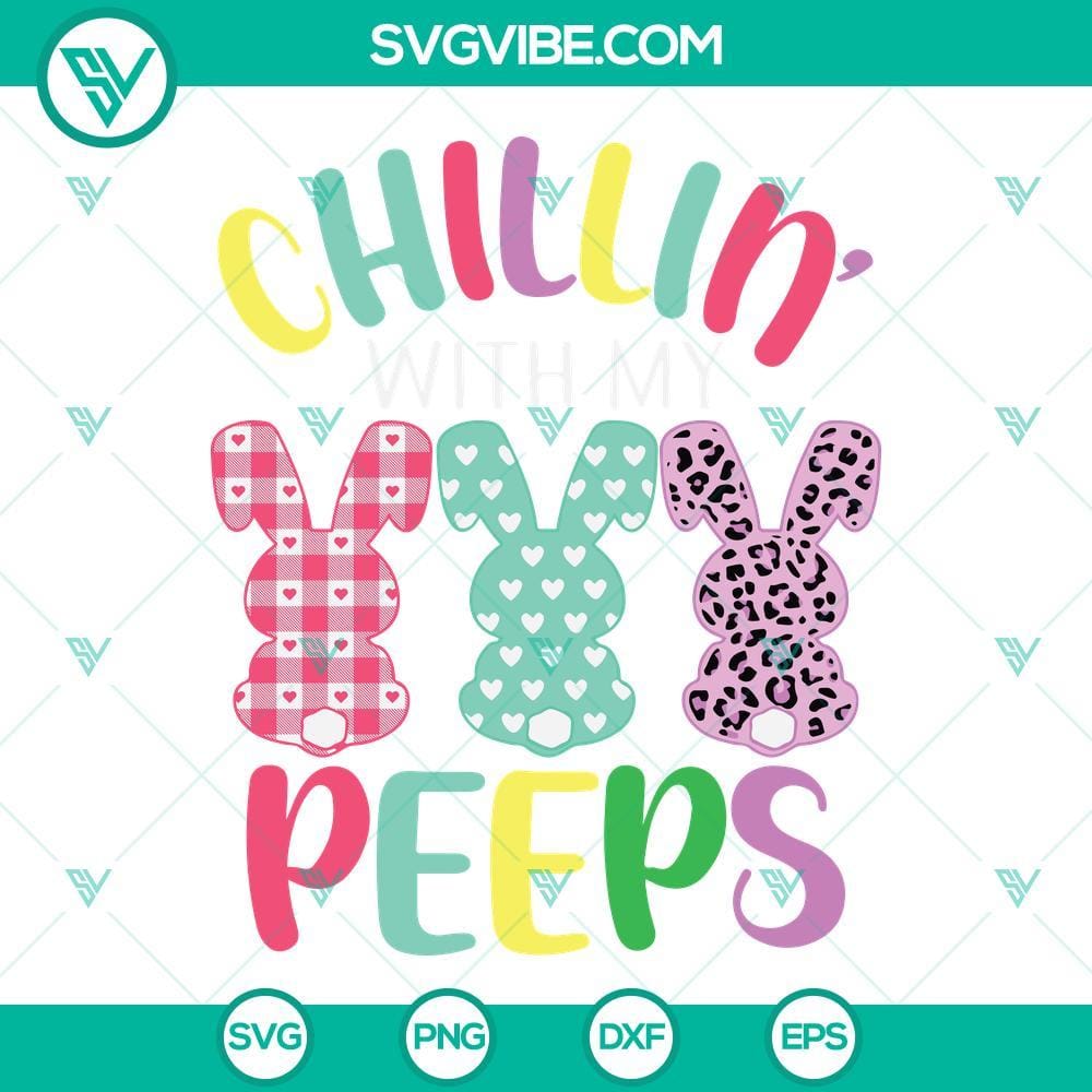 easter-svg-chillin-with-my-peeps-svg-bunny-rabbit-peeps-svg-bunny-easter-svg-png-dxf-eps-cricut-1-mockup.jpg Easter SVG with Bunny Rabbit and Peeps design, ideal for crafts and decorations.