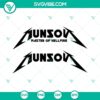 Eddie Munson Metallica SVG Bundle featuring Eddie Munson design, rock band inspired design elements, digital download.