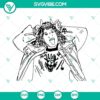 Eddie Munson character design SVG, PNG, DXF, EPS files for Stranger Things 4 theme. Ideal for crafting projects.