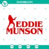 Eddie Munson character from Stranger Things Season 4 in SVG, PNG, DXF, and EPS formats for digital designs.