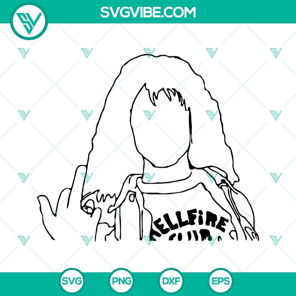 Eddie Munson SVG, Stranger Things Season 4 SVG PNG DXF EPS Cricut Eddie Munson & Stranger Things Season 4 SVG images for Cricut - PNG, DXF, EPS files for crafting projects.
