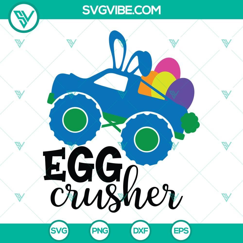 egg-crusher-svg-monster-truck-with-eggs-svg-easter-monster-truck-svg-boys-easter-shirt-design-svg-boys-easter-svg-10-mockup.jpg Easter Monster Truck crushing eggs SVG files, ideal for Easter crafts and decorations.