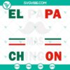 El Papa Mas Chingon SVG images for Spanish Father's Day celebrations, Mexican Dad SVG files.