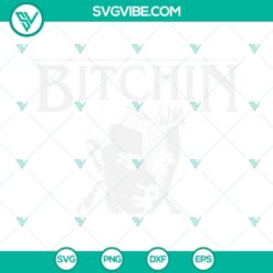 Eleven Stranger Things Bitchin SVG with PNG DXF EPS files for Cricut, ideal for fans of the show.