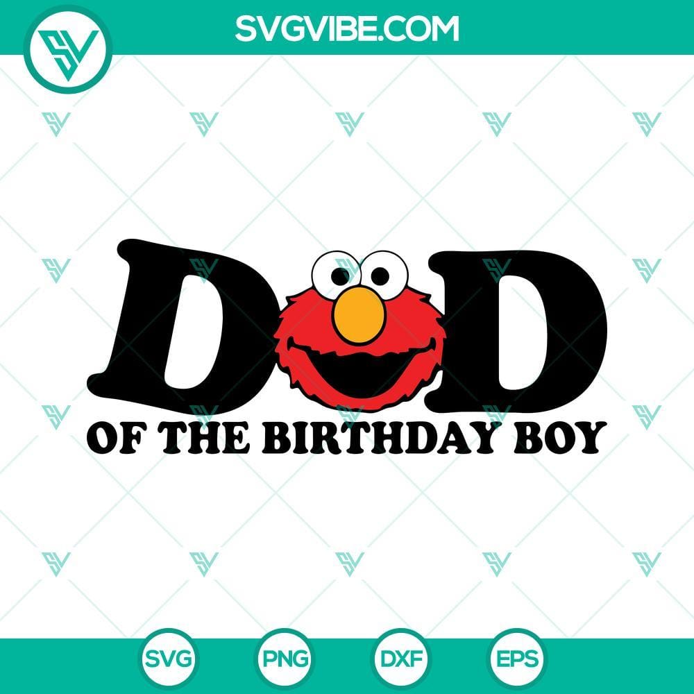 elmo-sesame-street-birthday-svg-dad-of-the-birthday-boy-svg-mom-of-the-birthday-boy-svg-digital-download-3-mockup.jpg Elmo Sesame Street Birthday SVG files with "Dad of the Birthday Boy" and "Mom" designs for download. Perfect for birthday party decor.