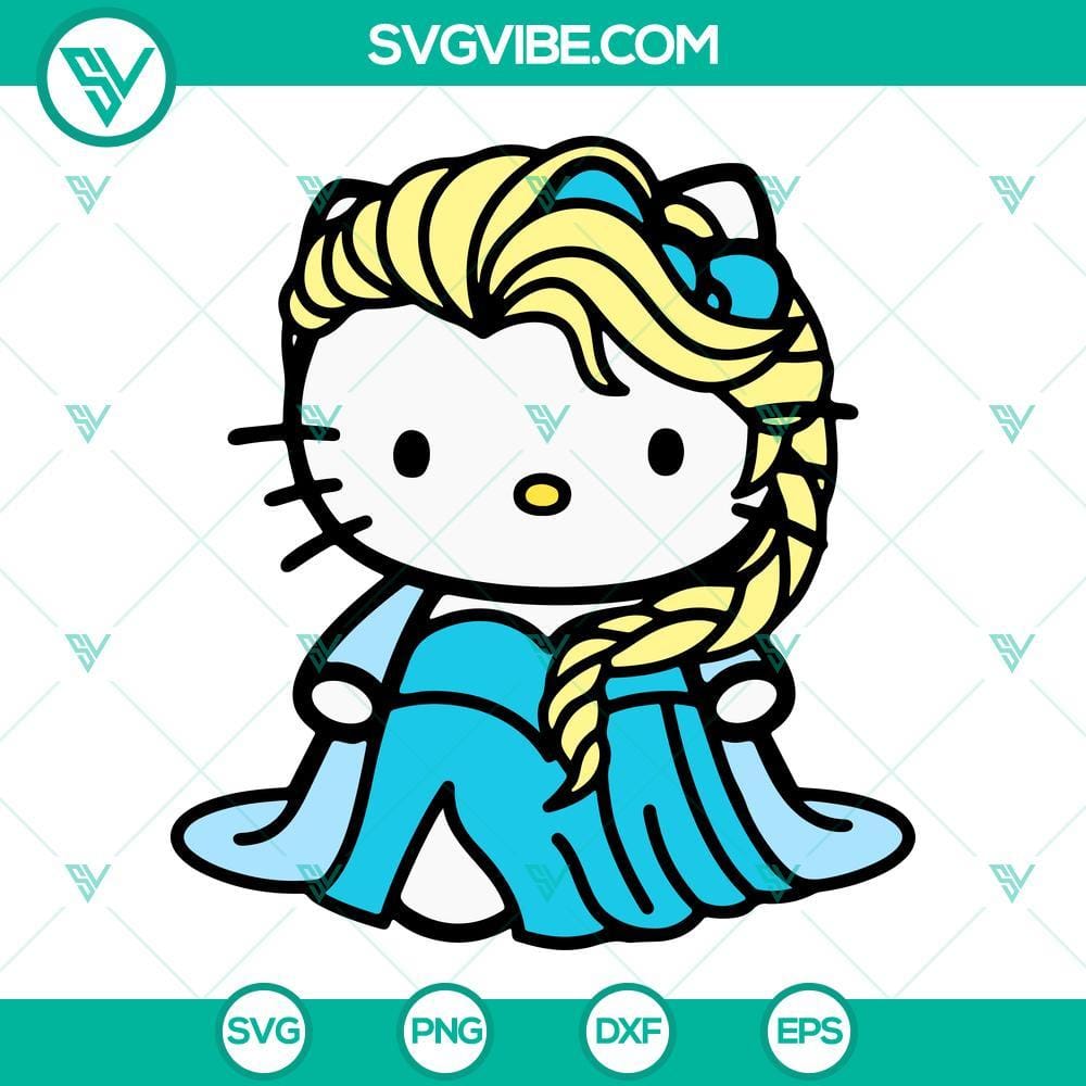 elsa-hello-kitty-svg-hello-kitty-disney-princess-svg-frozen-svg-png-dxf-eps-cricut-2-mockup.jpg Elsa Hello Kitty and Disney Princess crossover SVG design inspired by Frozen, perfect for crafts and projects.