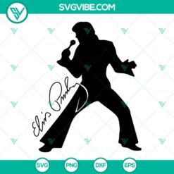 Elvis Presley SVG Files Bundle, King Of Rock And Roll SVG File, 20th Century 5