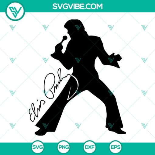 Elvis Presley SVG Files Bundle, King Of Rock And Roll SVG File, 20th Century 1