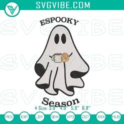 Mexican embroidery design with a festive Day of the Dead pattern for Halloween, featuring spooky and vibrant elements.