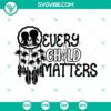 Dream catcher cut file with Every Child Matters motif in SVG, PNG, DXF, and EPS formats for crafting projects.