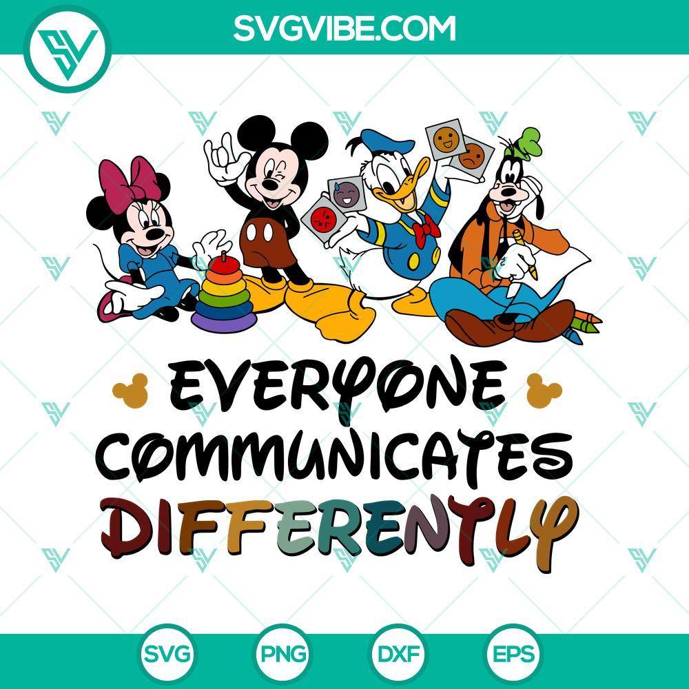 everyone-communicates-differently-svg-disney-autism-awareness-svg-autism-quotes-svg-png-dxf-eps-3-mockup.jpg Disney autism awareness SVG with unique communication styles illustration, downloadable design for online use.