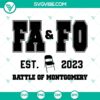 FAFO Est 2023 Battle of Montgomery SVG Download featuring a stylish design inspired by Montgomery, Alabama.
