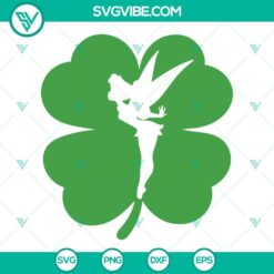 Fairy Shamrock, Four Leaf Clover, Lucky Irish, Saint SVG Images for St. Patrick's Day celebration.