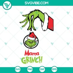 Family Grinch Hand SVG Images Bundle, Grinch Hand Holding Ornament SVG Images, 4