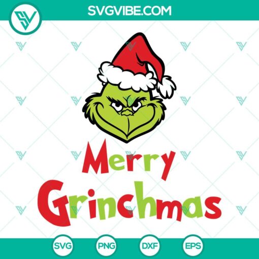 Family Grinch SVG Bundle with Mama and Papa Grinch designs for Christmas. Festive Merry holiday SVG files.