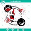 Fantasma Kratos Mario Bros SVG file with Mario Bros characters design for Cricut, PNG, DXF, and EPS formats.