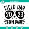Field Day 2023 Fun Day SVG Files for Teachers, featuring Field Day themed designs. SVG Download for Field Day events.