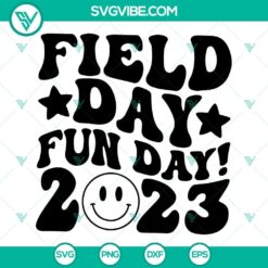 Field Day Fun Day 2023 SVG Image, Field Day SVG File Bundle, School Game Day 2