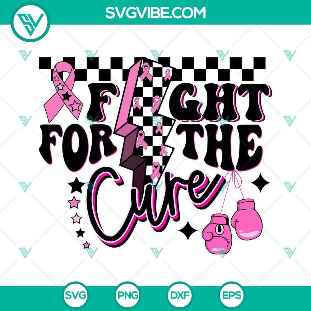fight-for-the-cure-svg-breast-cancer-awareness-svg-fight-cancer-svg-pink-ribbon-svg-1-mockup.jpg Breast Cancer Awareness SVG image featuring "Fight For The Cure" design in pink and white color scheme. Perfect for supporting cancer awareness campaigns.
