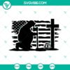 Firefighter kneeling cross US flag and patriotic fireman SVG design for crafting projects.