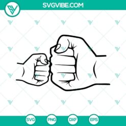 Fist Bump SVG Images, Papa SVG Files, Dad SVG Files, Dad And Child SVG File PNG DXF EPS