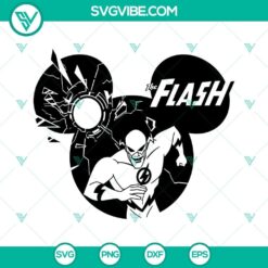 Flash superhero themed SVG files for download including Flash mouse ears, in PNG, DXF, and EPS formats.