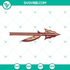 Florida State Seminoles football SVG bundle with FSU team logo for digital use. Great for Florida State fans and sports-themed projects.