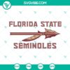 Florida State Seminoles football SVG images featuring Florida State University mascot and logo, ideal for sports fans and craft projects.