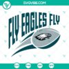 Philadelphia Eagles themed SVG files for football, Super Bowl, Fly Eagles Fly design. Great for DIY projects and fan crafts.