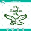 Philadelphia Eagles SVG with "Fly Eagles Fly" design for Super Bowl 2023, download SVG image for crafting projects.