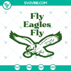 Fly Eagles Fly SVG Image, Philadelphia Eagles SVG Download, Super Bowl 2023 SVG Images