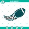 Fly Eagles Fly SVG Files with Philadelphia football design for Super Bowl 57, perfect for craft projects.