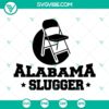 Folding chair, Alabama Slugger, and Alabama Brawl SVG designs for download.