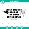Folding Chair SVG Bundle with "Guns Down Chairs Up" design for download, featuring "Lift Every" motif. Ideal for DIY projects and crafts.