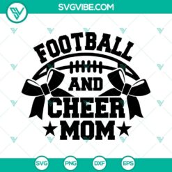 Football And Cheer Mom SVG Files, Football Mom SVG Download, Cheer Mom SVG Files, Mom