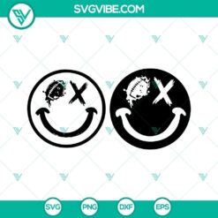 Football-themed smiley face sports bundle SVG files with dripping design in PNG, DXF, and EPS formats, perfect for sports fans.