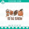 Football-themed coffee pumpkin embroidery design perfect for sports and fall lovers, seasonal and trendy.